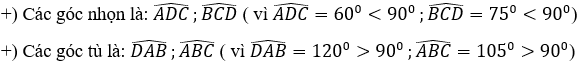 Cho hình thang ABCD như hình vẽ bên. Em hãy