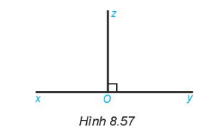 Cho Hình 8.57. a) Kể tên các tia có trong hình trên