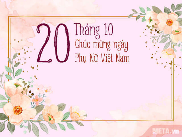 Hình ảnh thiệp chúc mừng ngày 20/10 cực đẹp