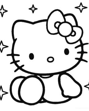tranh to mau Hello Kitty 1*540849