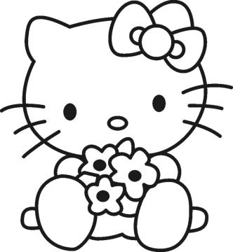 tranh to mau Hello Kitty 18*540866