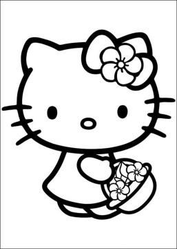 tranh to mau Hello Kitty 19*540857